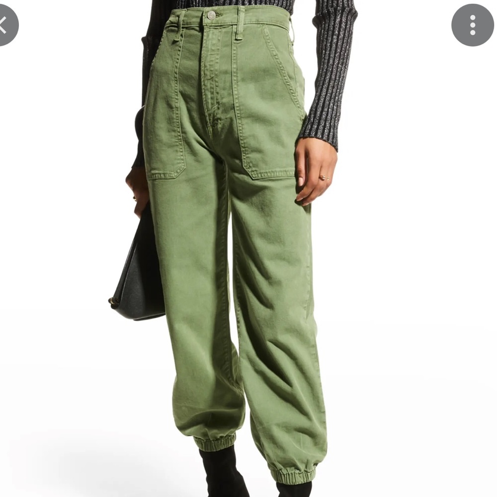 MOTHER denim The Wrapper In green size 27